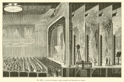 Section of the Theatre (Hall and Stage) of the Munich Exhibition by French School